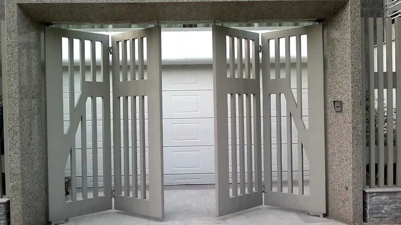 Mẫu cửa cổng gấp 4 cánh (18)