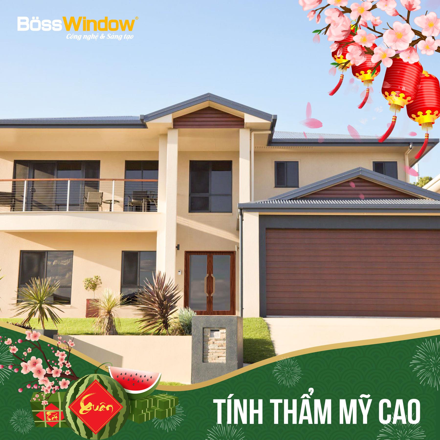 TẾT ĐẾN XUÂN VỀ, ĐÓN NHIỀU TÀI LỘC CÙNG CỬA NHÔM BOSSWINDOW