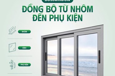 Giải pháp cửa nhôm đồng bộ cho kiến trúc nhà ở hiện đại