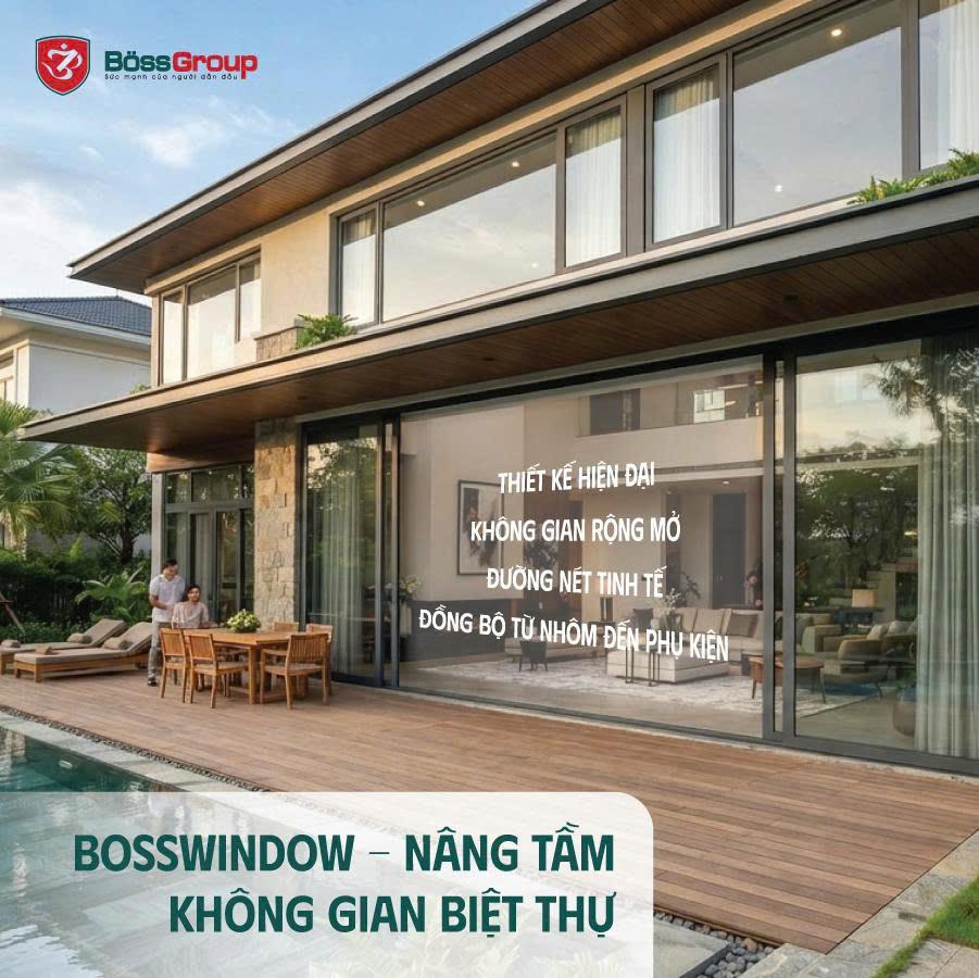 MẪU CỬA NHÔM ĐẸP CHO BIỆT THỰ HIỆN ĐẠI
