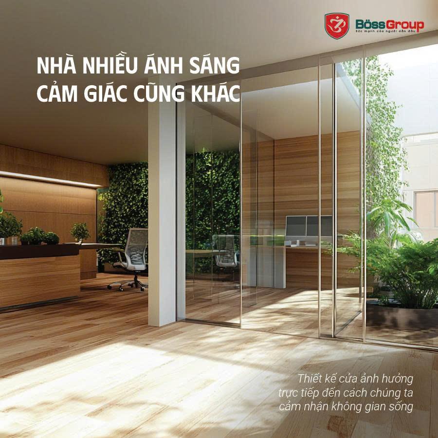 THIẾT KẾ CỬA NHÔM KÍNH GIÚP MỞ RỘNG KHÔNG GIAN SỐNG