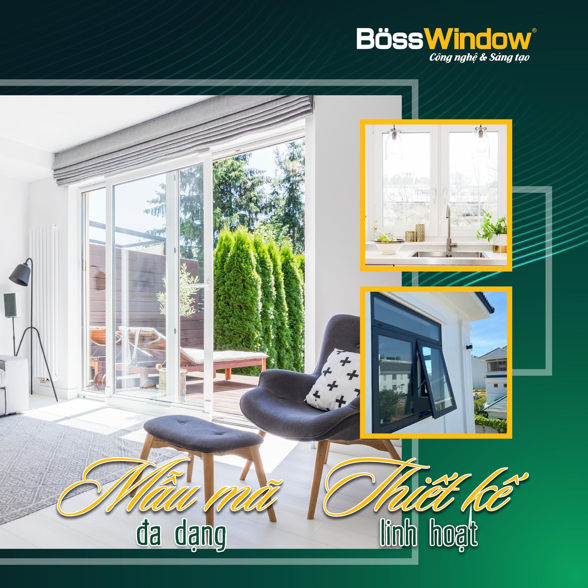 BössWindow – Cửa nhôm cao cấp, hoàn thiện giá trị ngôi nhà bạn
